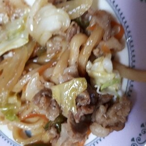 オイスター風味の焼きうどん＋＋